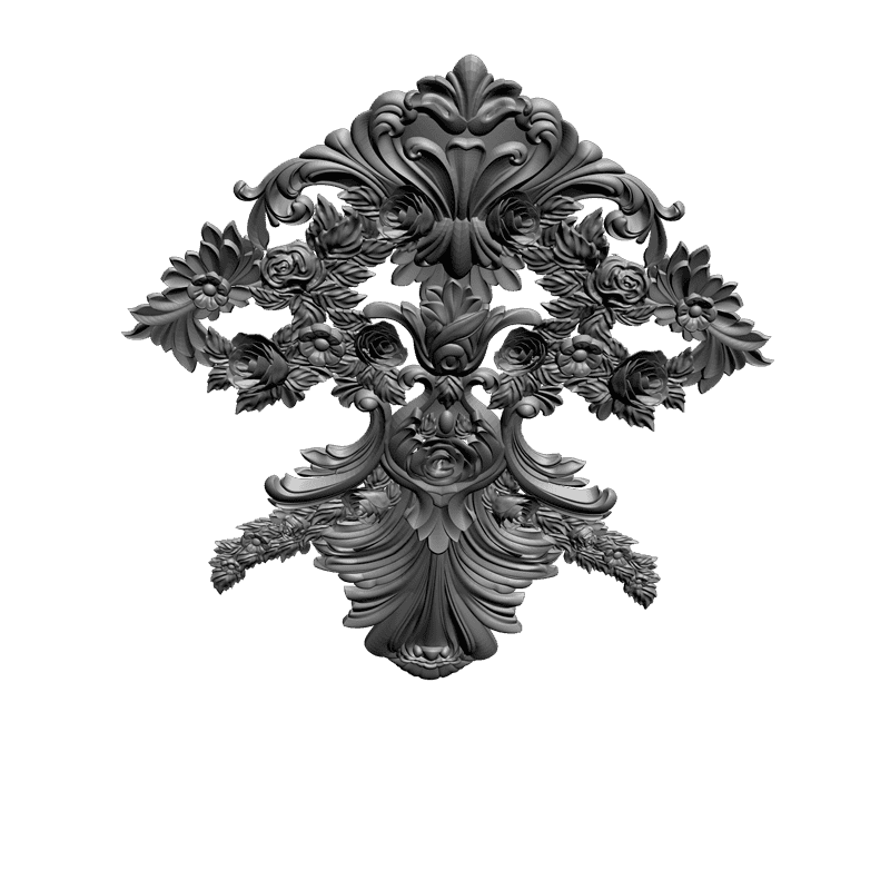 картинка Накладка резная D10-046 3D-STL.COM