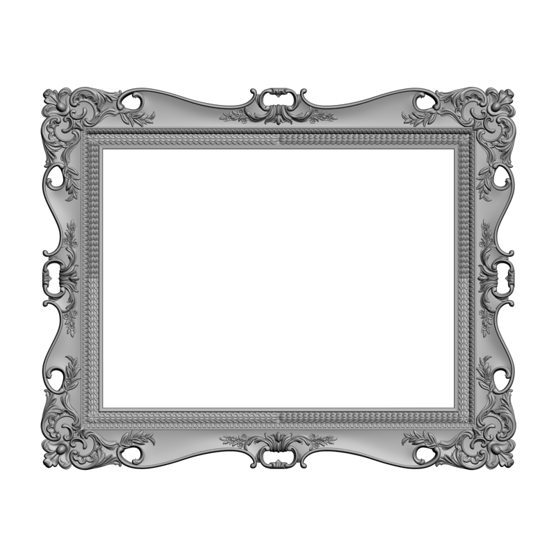 картинка Рама резная D14-464 3D-STL.COM