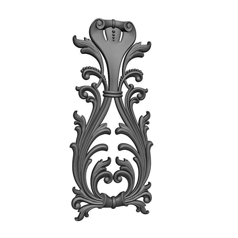 картинка Накладка декоративная рамная D10-386 3D-STL.COM