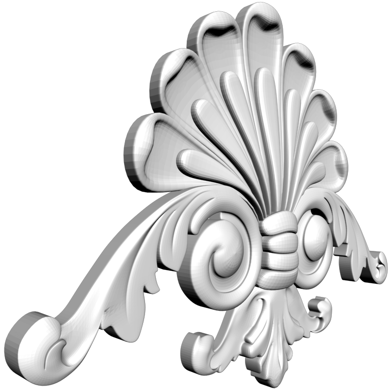 картинка Накладка резная D10-312 3D-STL.COM