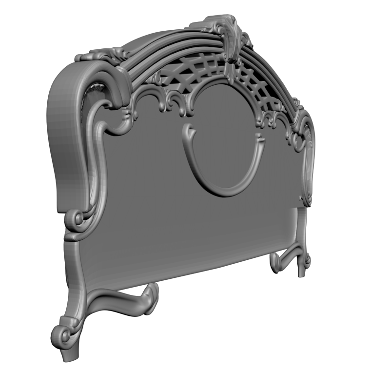 картинка Спинка кровати M4-206 3D-STL.COM