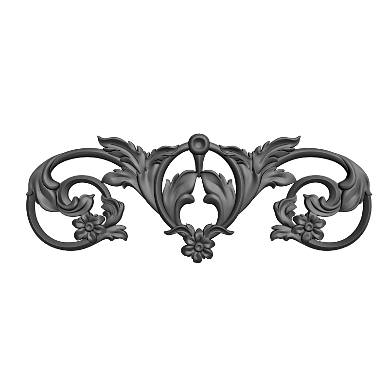 картинка Накладка декоративная рамная D10-395 3D-STL.COM