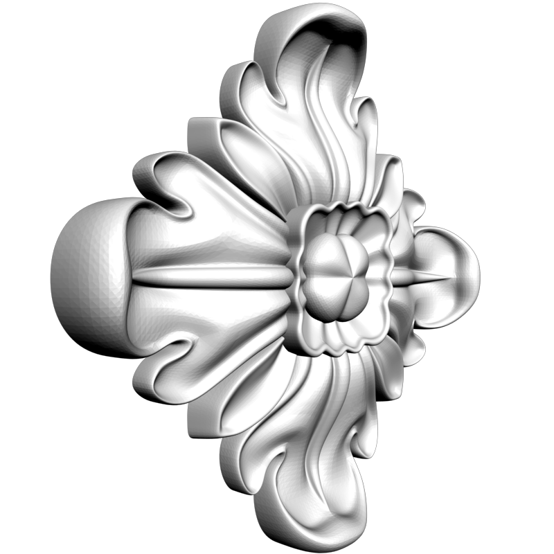 картинка Розетка резная D16-299 3D-STL.COM