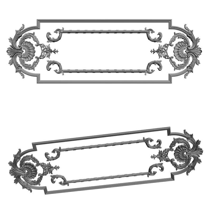 картинка Накладка резная D10-202 3D-STL.COM