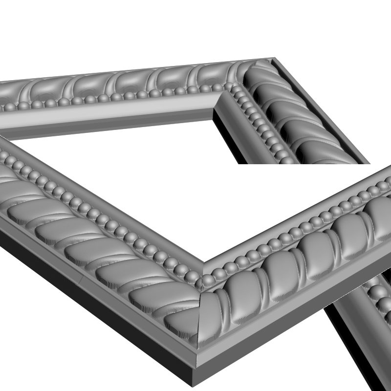 картинка Рама резная D14-398 3D-STL.COM