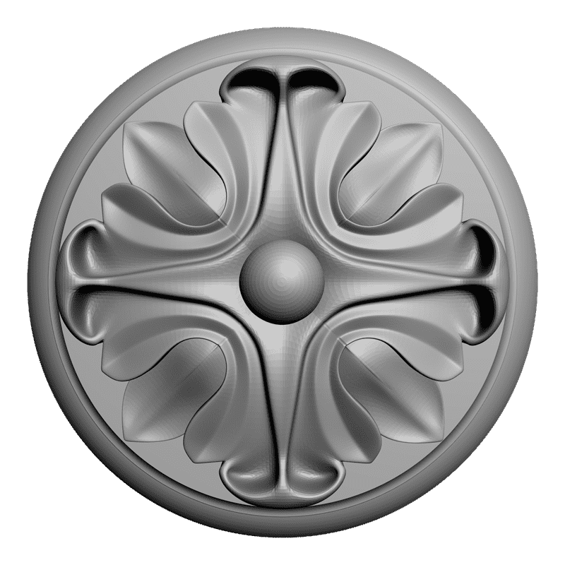картинка Розетка резная D16-177 3D-STL.COM