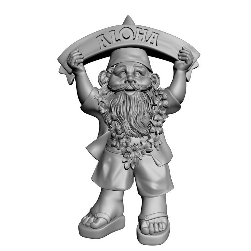 картинка Стойка Гнома Алоха PI1-495 3D-STL.COM