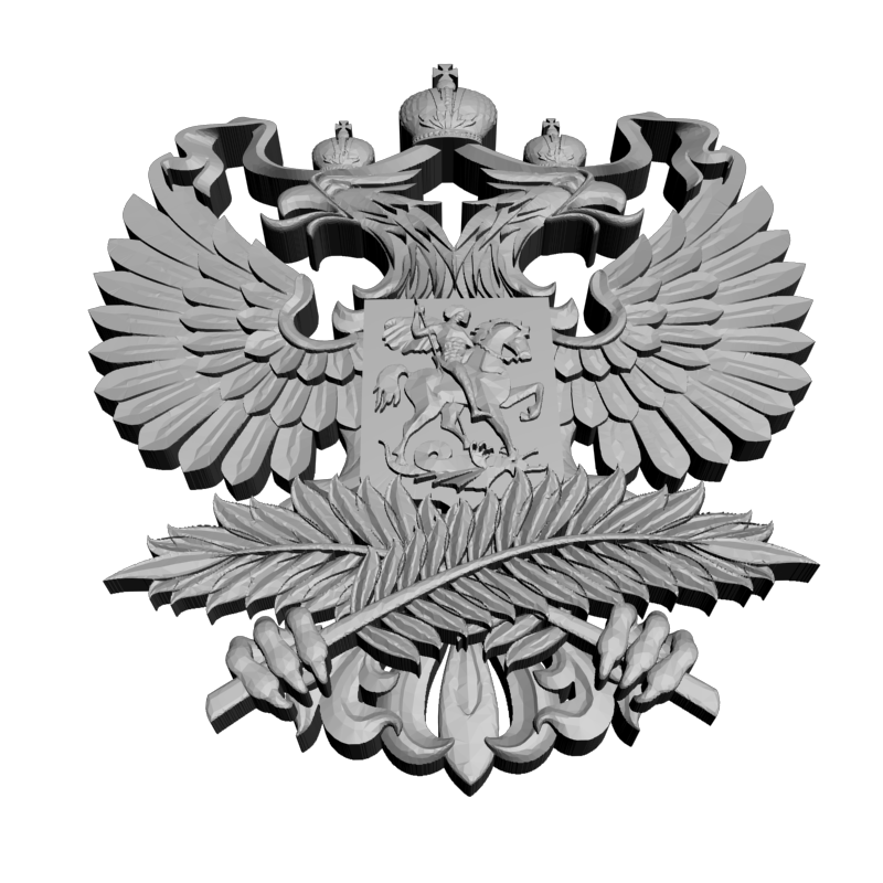 картинка Герб Орёл RG1-118 3D-STL.COM