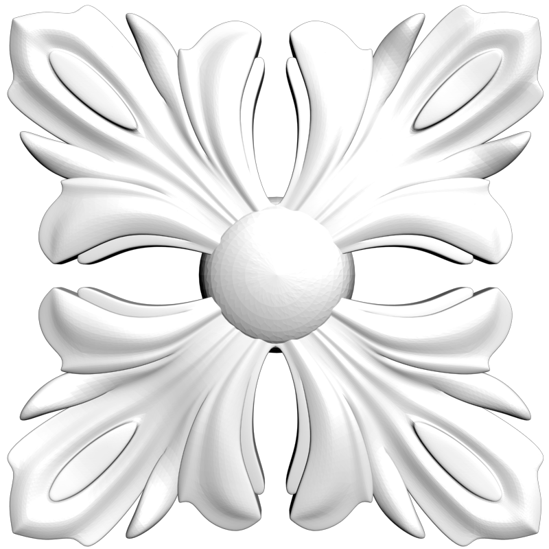 картинка Розетка резная D16-304 3D-STL.COM
