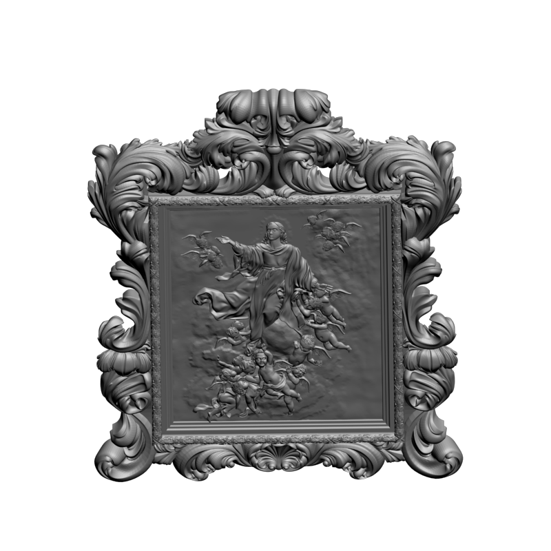 картинка Богородица V3-418 3D-STL.COM