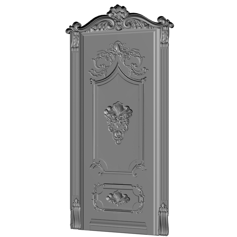 картинка Двери резные H3-053 3D-STL.COM