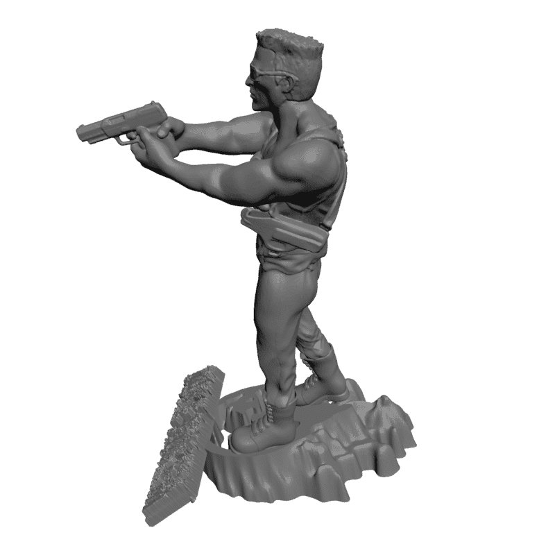 картинка Персонаж Duke Nukem PI1-213 3D-STL.COM