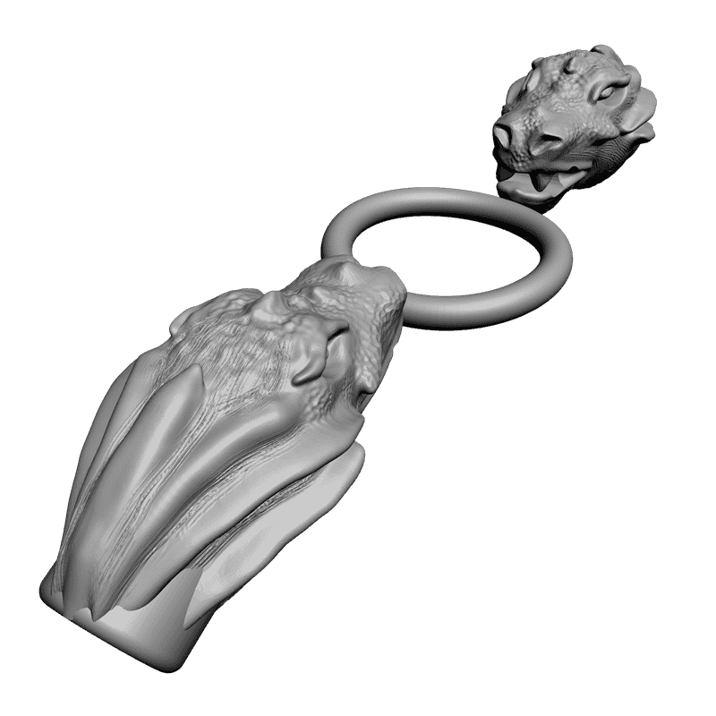 картинка Головы драконов P4-163 3D-STL.COM