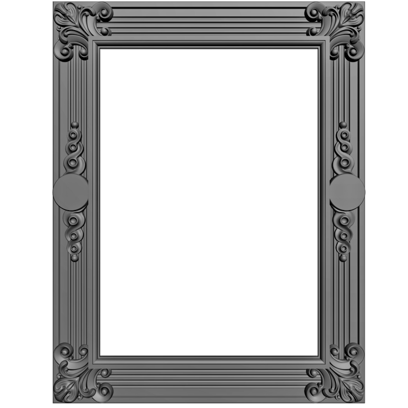 картинка Рама резная D14-451 3D-STL.COM