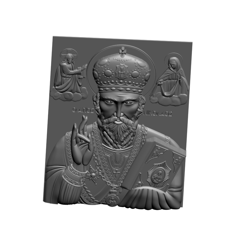 картинка Святой Николай V3-417 3D-STL.COM