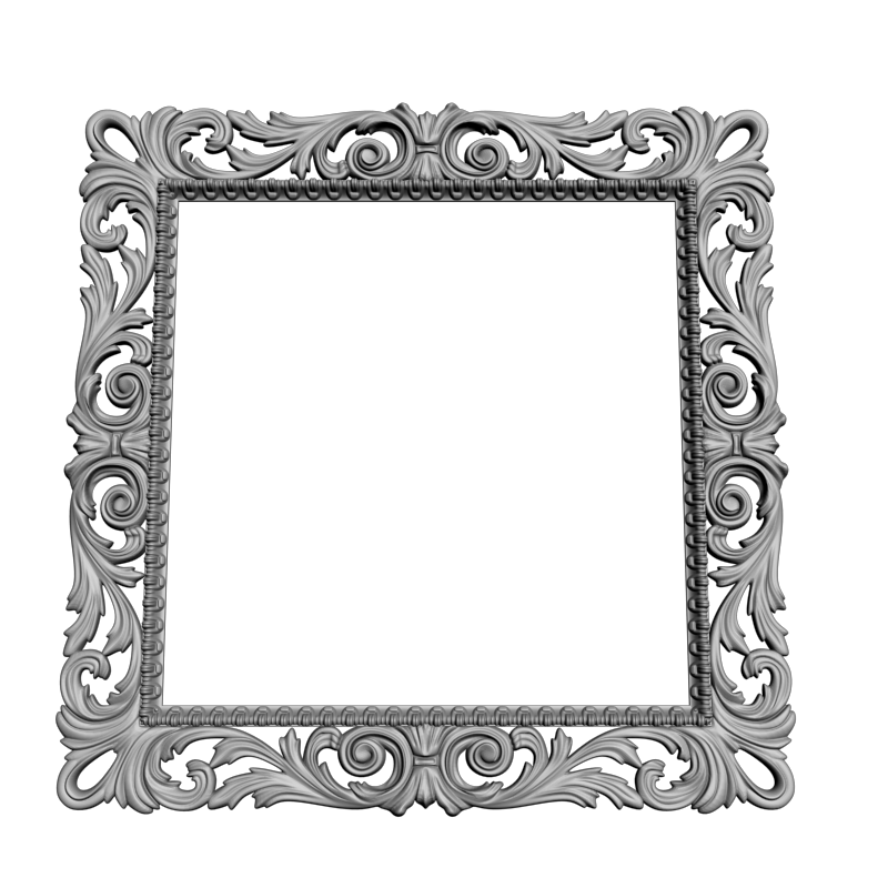 картинка Рамка резная D14-639 3D-STL.COM