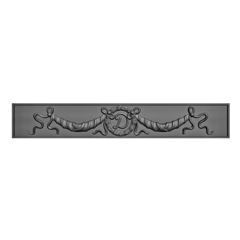 картинка Багет резной D1-239 3D-STL.COM
