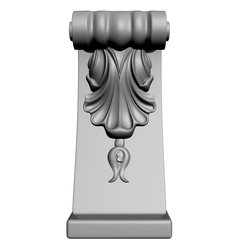 картинка Кронштейн резной D9-227 3D-STL.COM