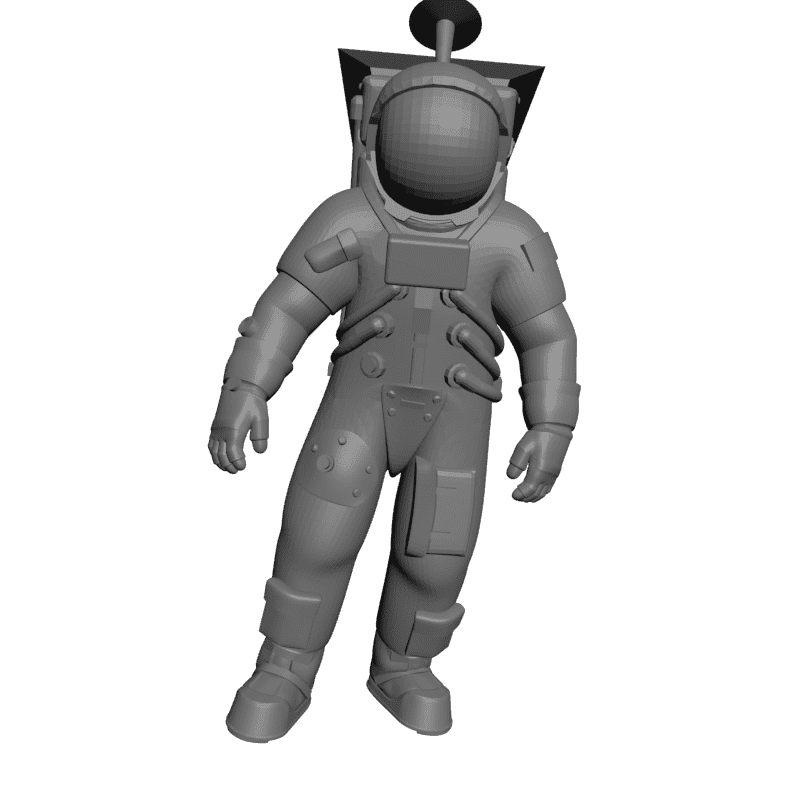 картинка Космонавт L3-153 3D-STL.COM
