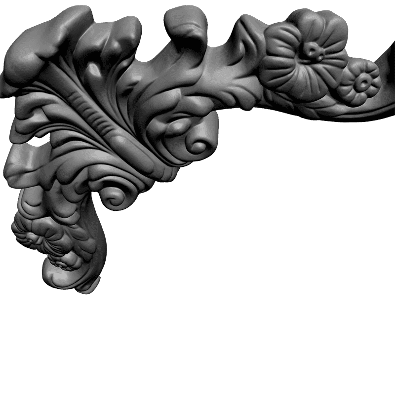 картинка Угловой элемент D19-018 3D-STL.COM