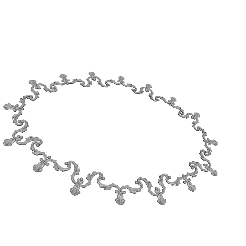 картинка Рамка резная D14-686 3D-STL.COM