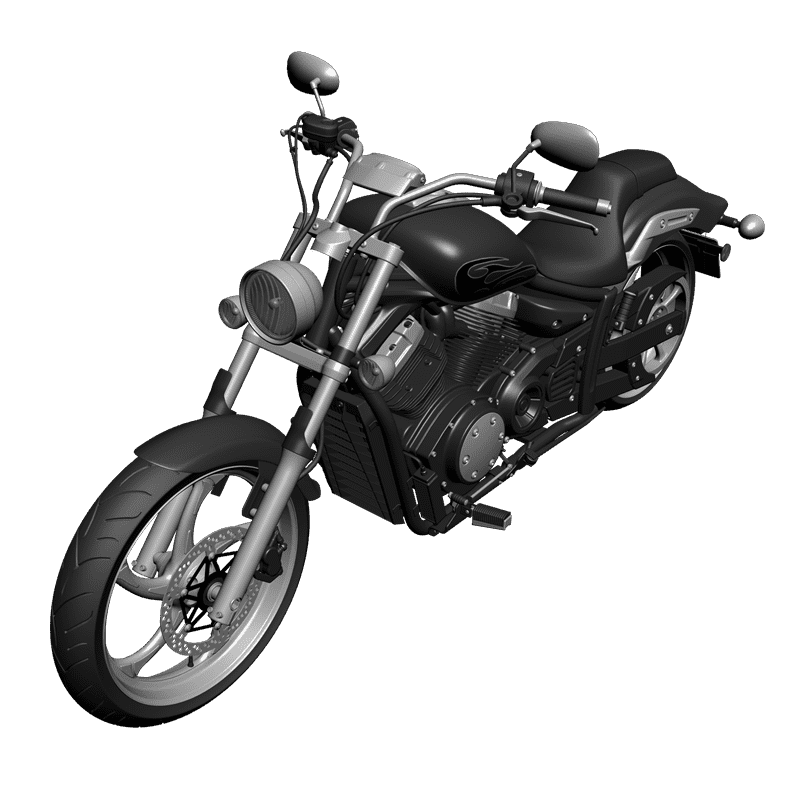 картинка Yamaha Stryker 2012 RT3-027 3D-STL.COM