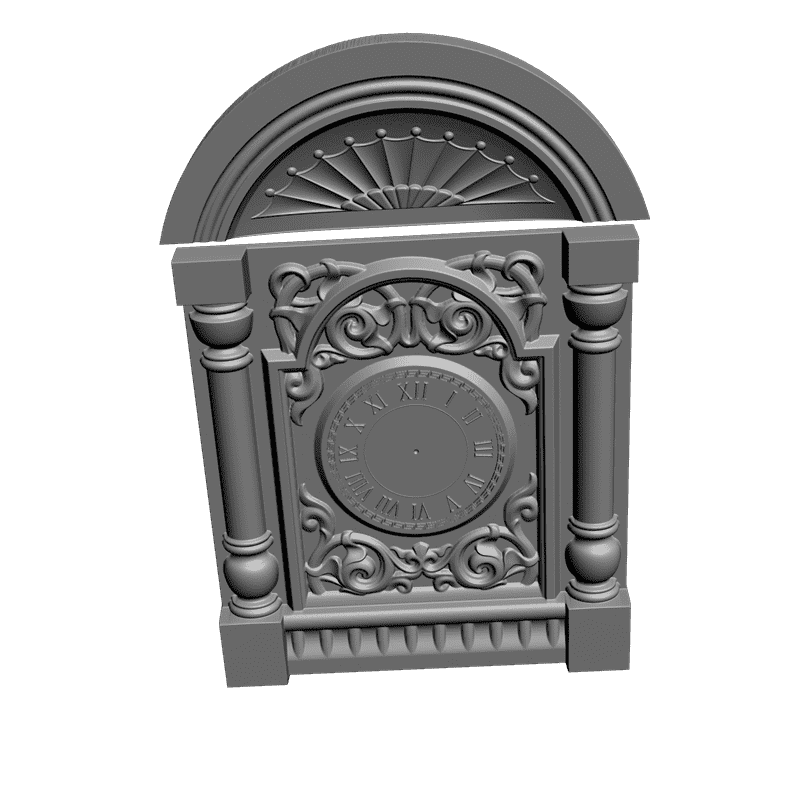 картинка Часы резные P3-034 3D-STL.COM