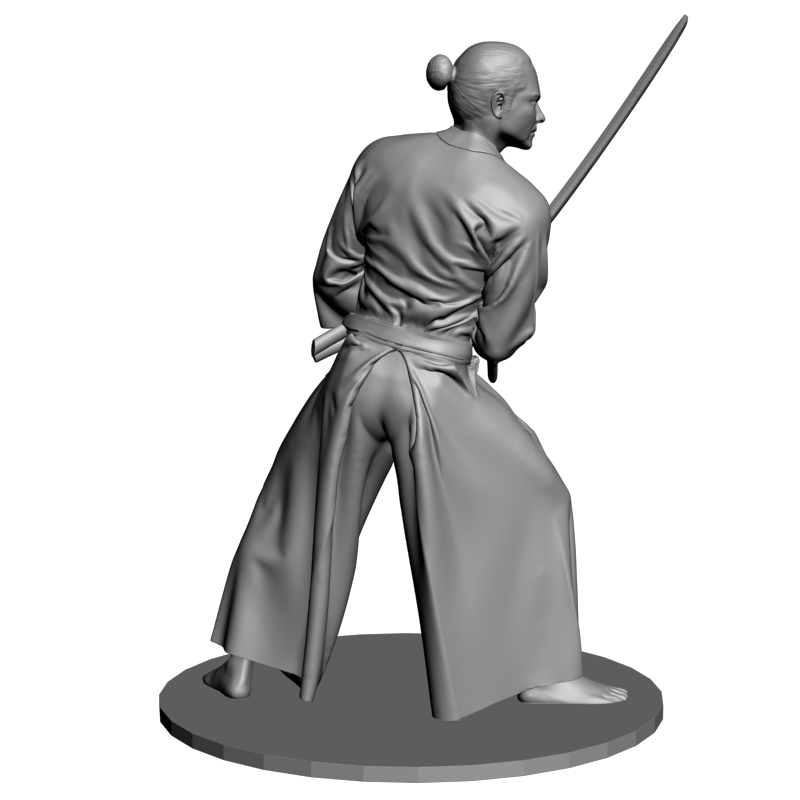 картинка Японский воин L3-218 3D-STL.COM