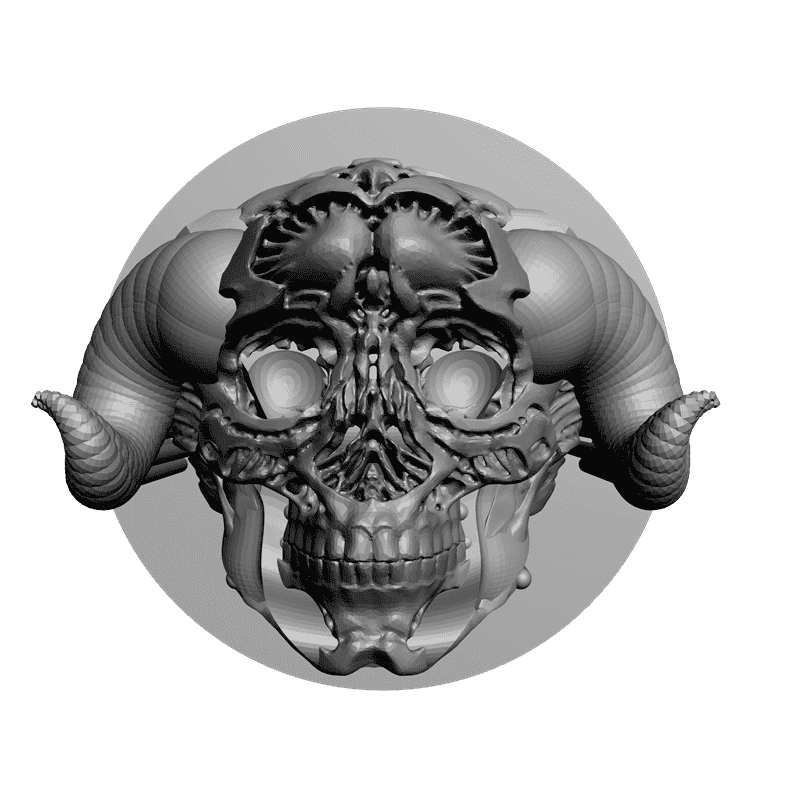 картинка Голова Монстра PI1-057 3D-STL.COM