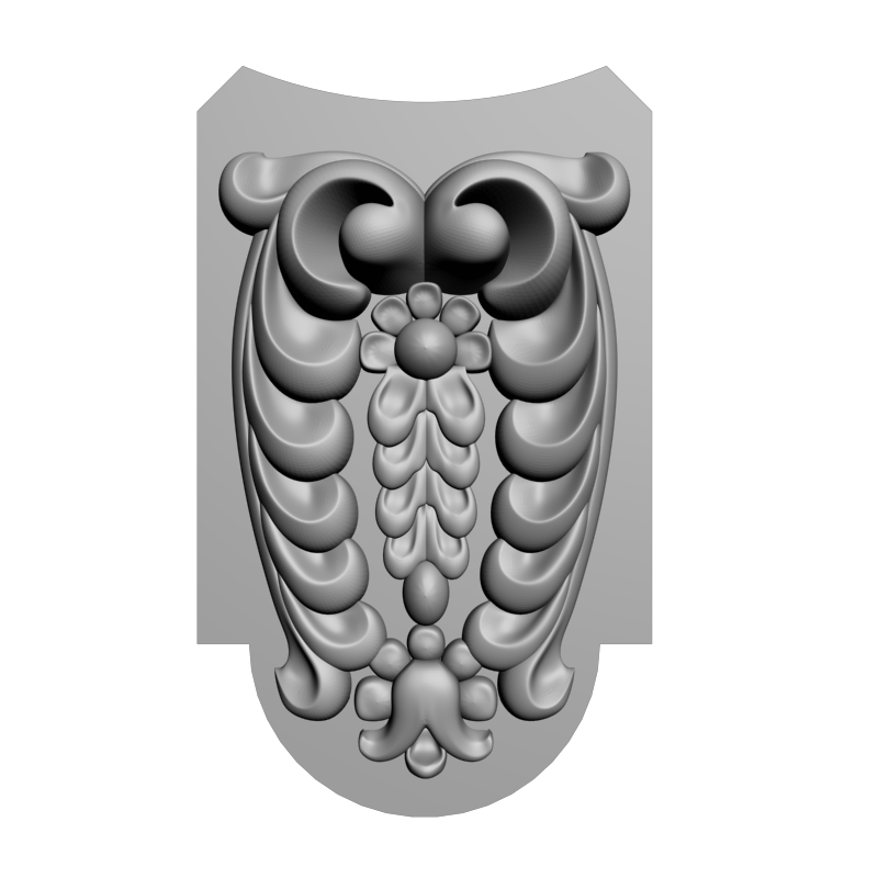 картинка Элемент декора D10-474 3D-STL.COM