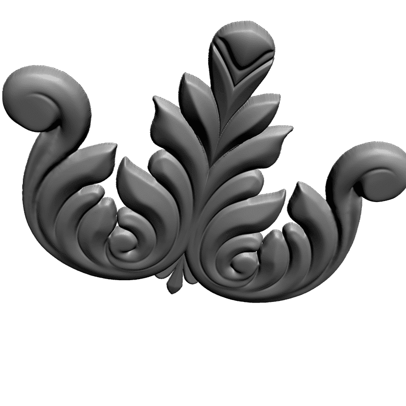 картинка Накладка резная D10-089 3D-STL.COM