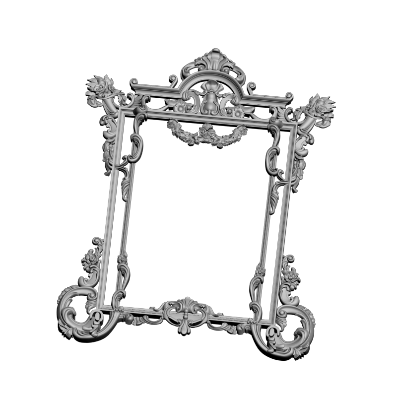 картинка Рама резная D14-532 3D-STL.COM