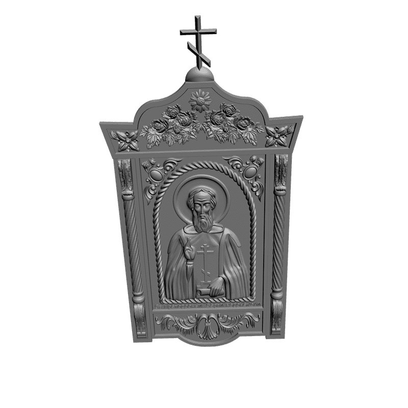 картинка Сергий Радонежский V3-047 3D-STL.COM