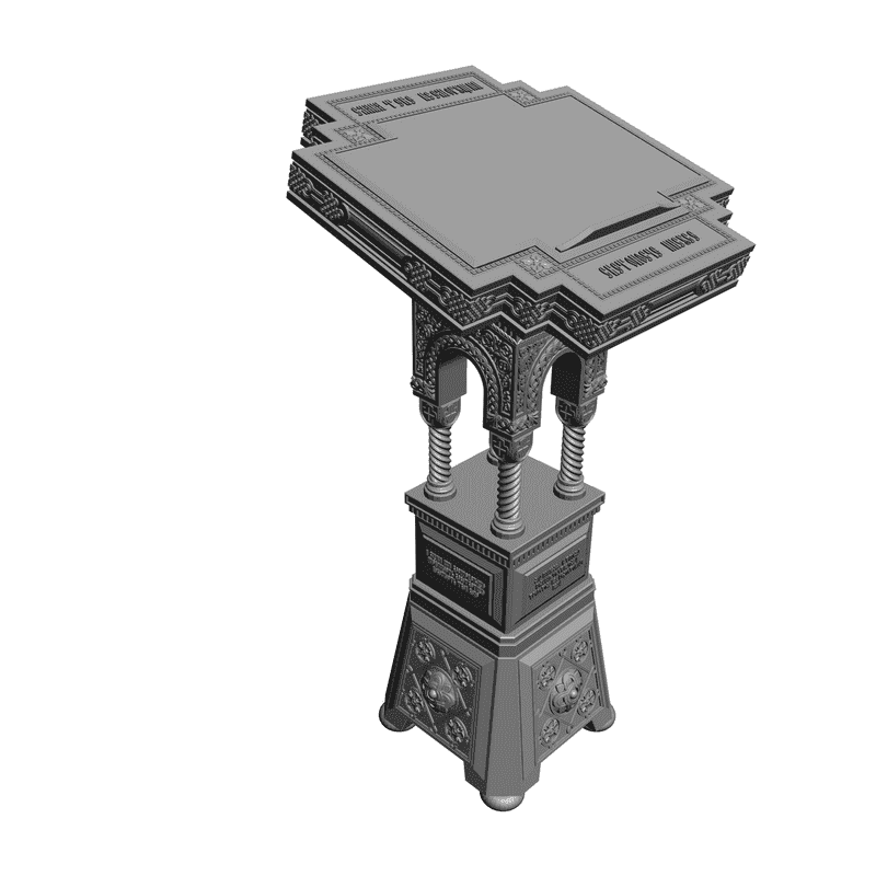 картинка Аналой церковный V8-009 3D-STL.COM