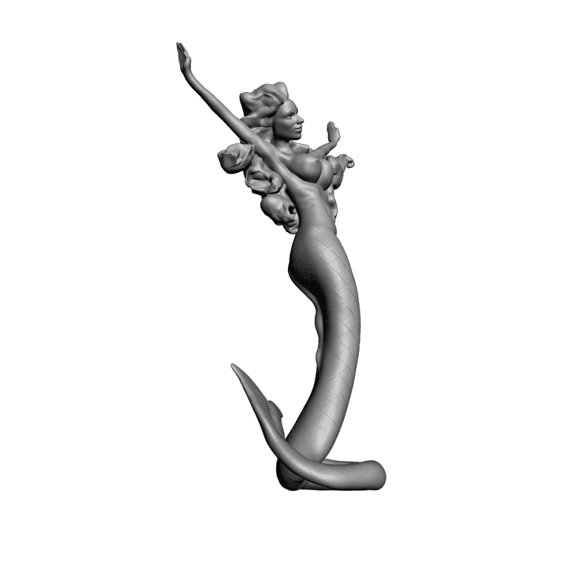 картинка Маленькая русалочка PI1-169 3D-STL.COM