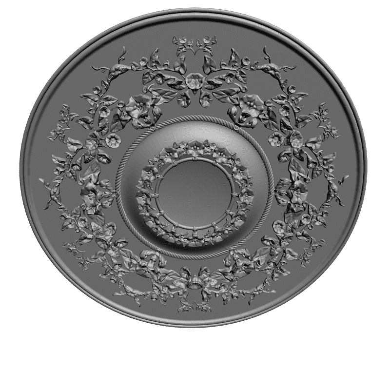 картинка Розетка резная D16-034 3D-STL.COM