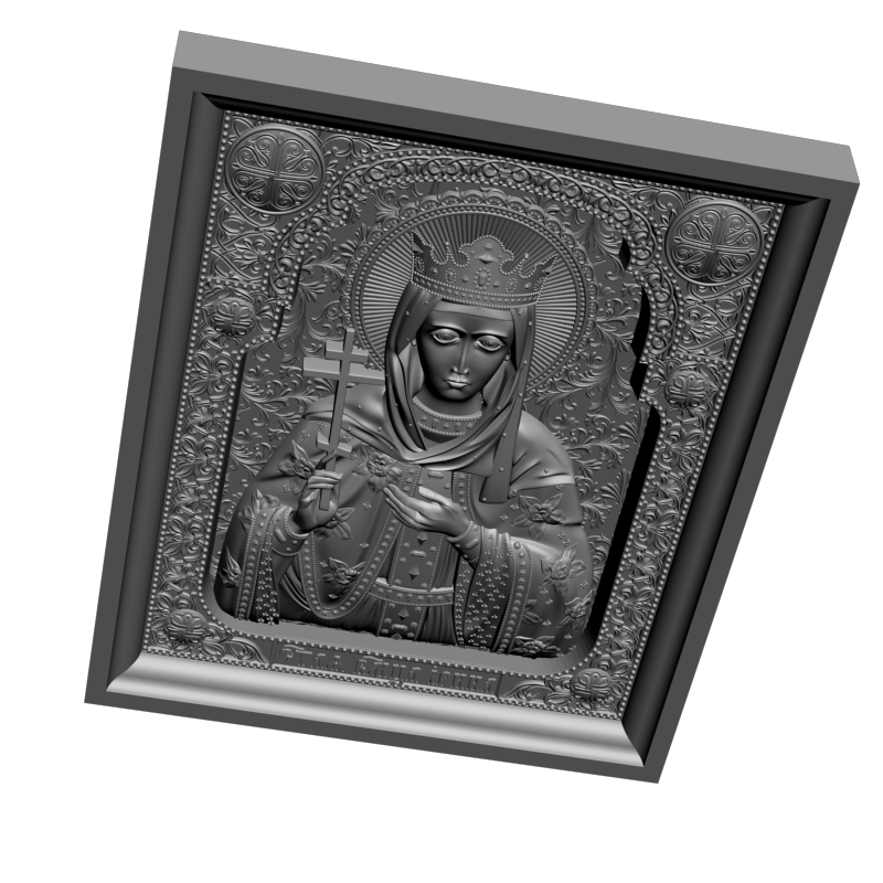 картинка Икона Святая Вмч Ирина V3-360 3D-STL.COM
