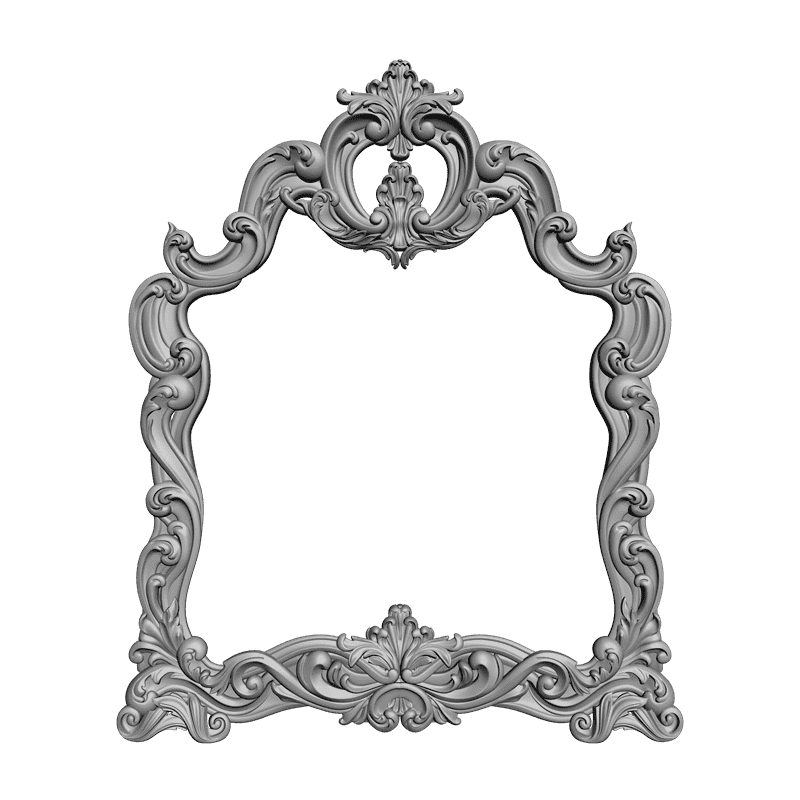 картинка Рама для зеркала D14-152 3D-STL.COM