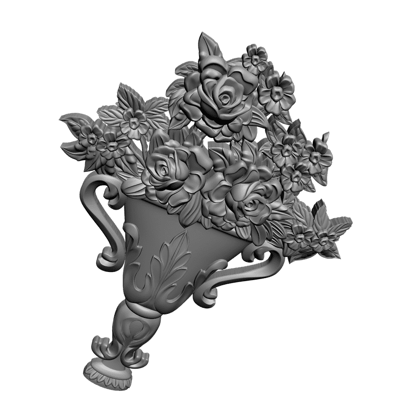 картинка Накладка резная D10-085 3D-STL.COM