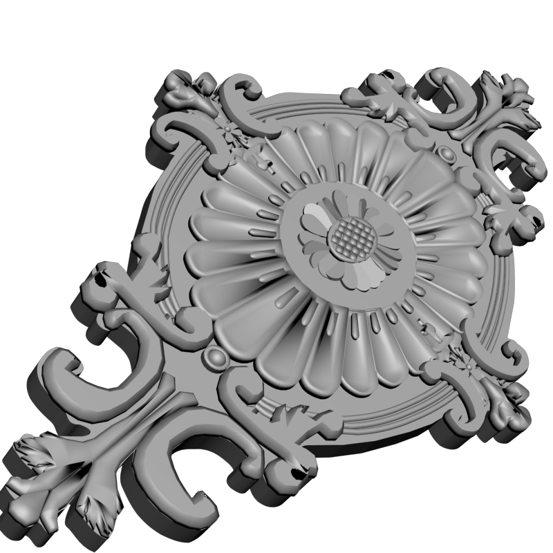 картинка Накладка резная D10-316 3D-STL.COM