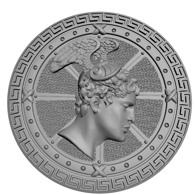 картинка Медальон Медузы Персея RY6-063 3D-STL.COM