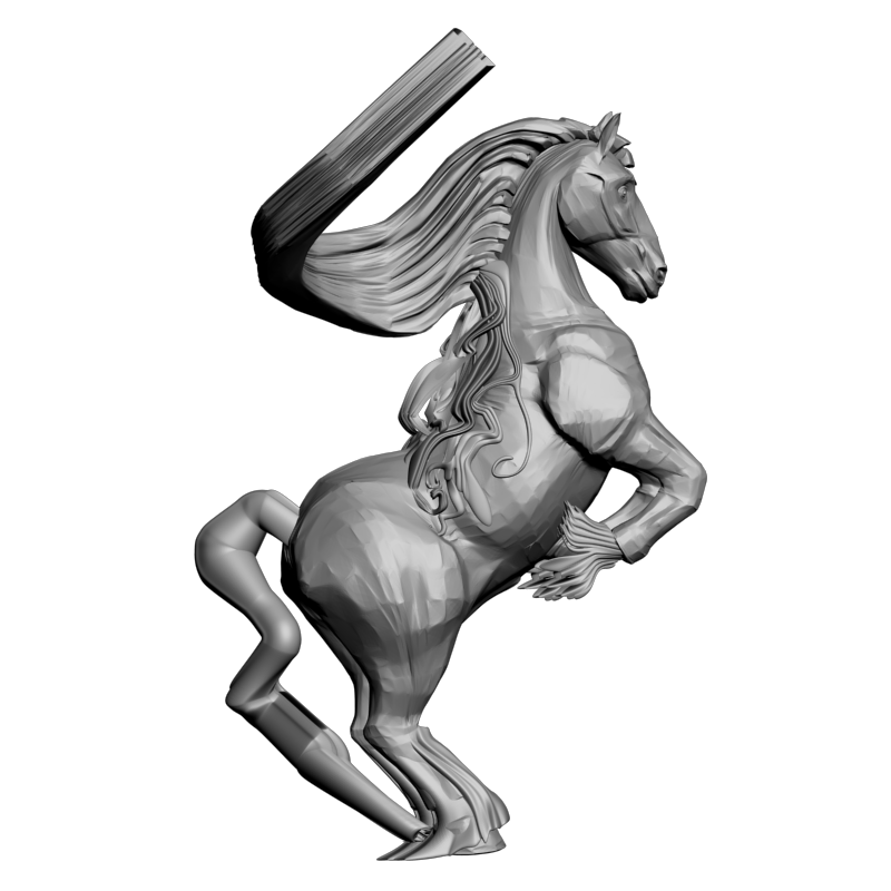 картинка Столб заходной Лошадь D17-049 3D-STL.COM