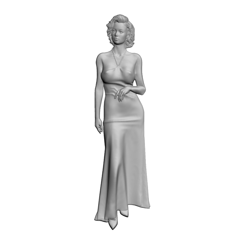 картинка Девушка L4-438 3D-STL.COM