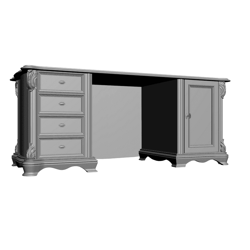 картинка Стол письменный M8-001 3D-STL.COM