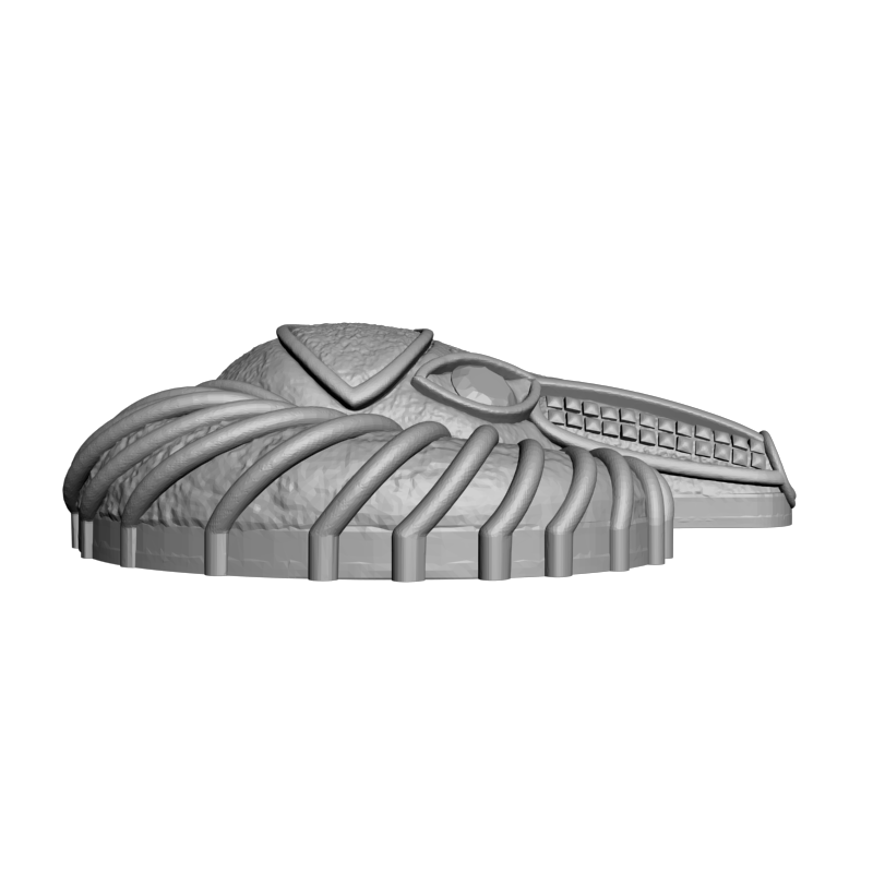картинка Баран череп фигурка F1-298 3D-STL.COM