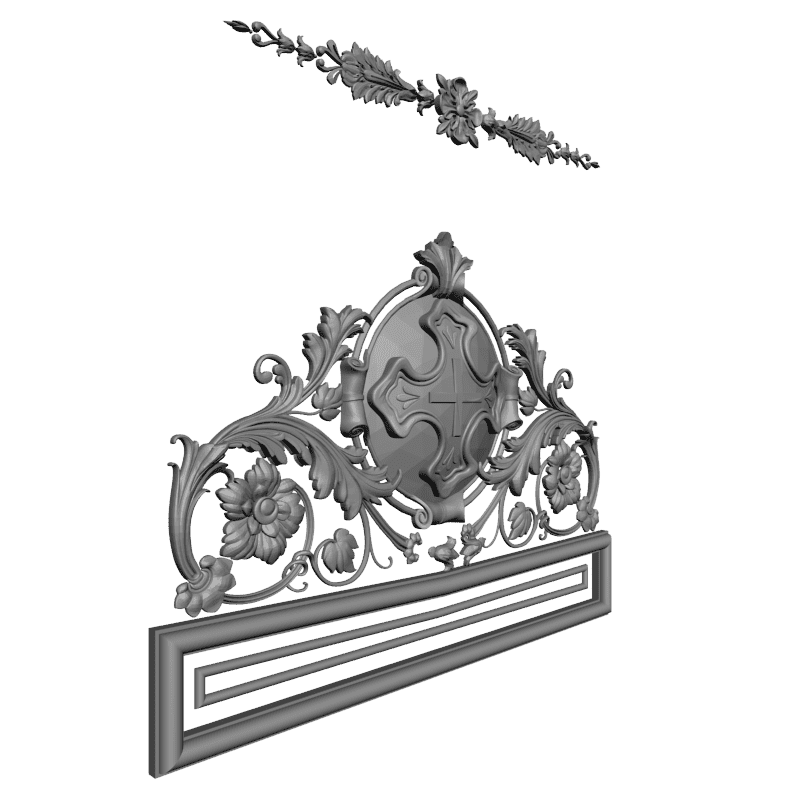 картинка Верх с крестом V9-047 3D-STL.COM