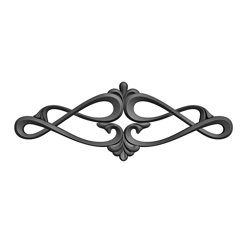 картинка Накладка декоративная рамная D10-411 3D-STL.COM