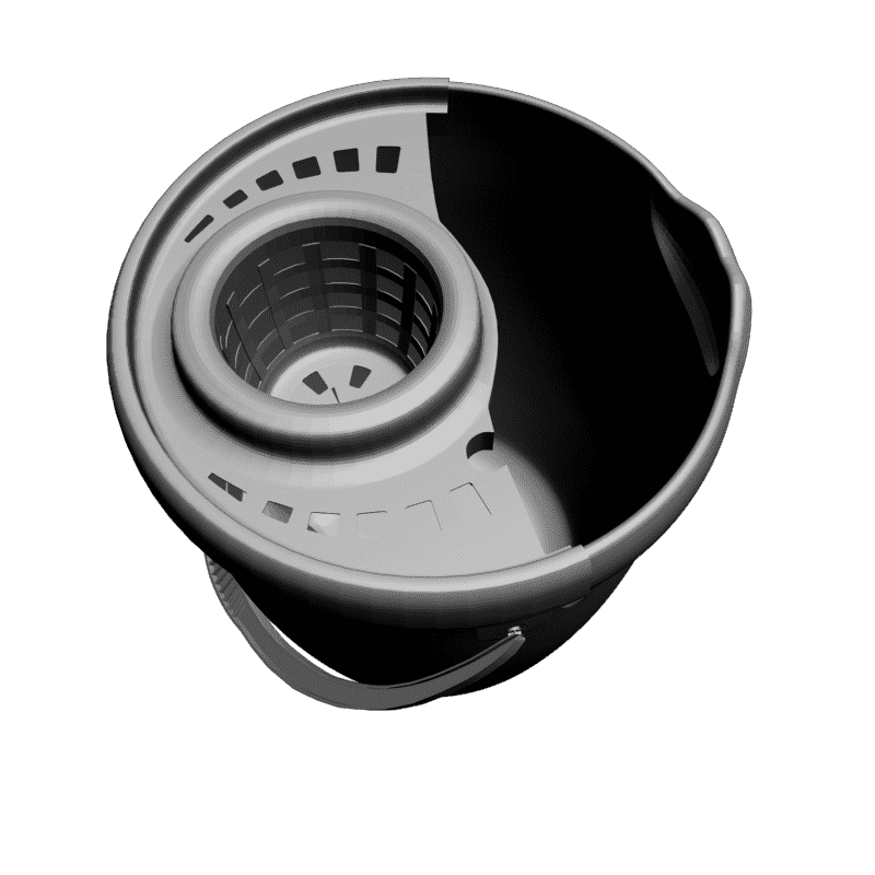 картинка Ведро P4-266 3D-STL.COM
