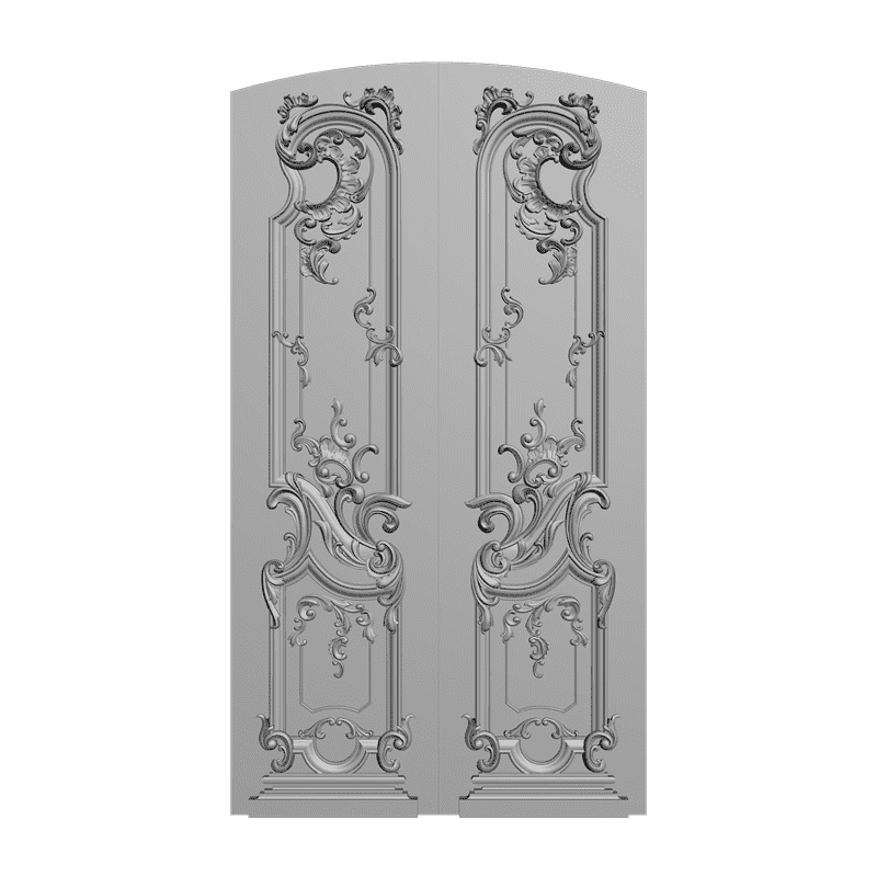 картинка Дверь резная H3-043 3D-STL.COM