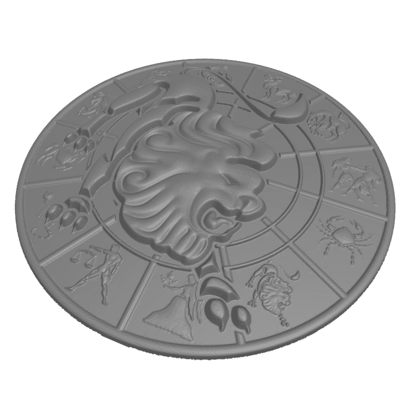 картинка Лев P1-030 3D-STL.COM
